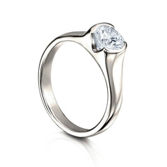 North Star 1.0ct Diamond Ring in Platinum by Sheila Fleet Jewellery