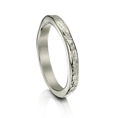 Matrix 3mm Band in Platinum