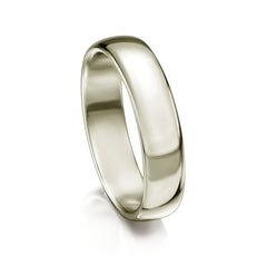 Traditional 5mm Wedding Ring in Platinum by Sheila Fleet Jewellery