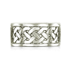 Book of Kells Dress Ring in Platinum by Sheila Fleet Jewellery