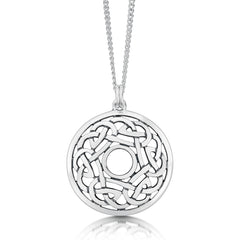 Celtic Dress Pendant in Sterling Silver by Sheila Fleet Jewellery