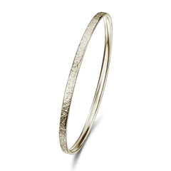Matrix Bangle in 9ct White Gold