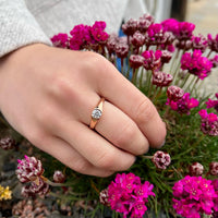 North Star 0.5ct Diamond Ring in 9ct Rose Gold by Sheila Fleet Jewellery