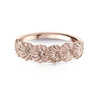 Scallop 6-shell Ring in 9ct Rose Gold by Sheila Fleet Jewellery
