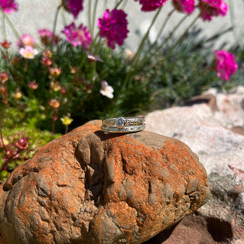 Matrix 0.25ct Diamond Ring in 9ct White Gold