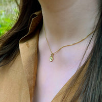 Primula Scotica Petite Diamond Pendant in 9ct Yellow Gold by Sheila Fleet Jewellery