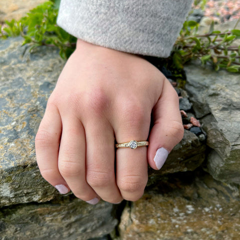 Matrix 0.25ct Diamond Ring in 9ct Yellow Gold
