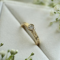 Matrix 0.40ct Diamond Ring in 9ct Yellow Gold by Sheila Fleet Jewellery