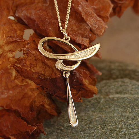 Scapa Flow Pendant in 9ct Yellow Gold by Sheila Fleet Jewellery