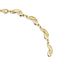 Mill Sands 15-link Necklace in 9ct Yellow Gold by Sheila Fleet Jewellery