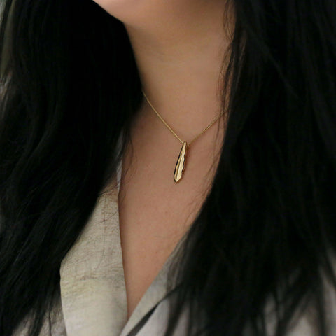 Lomond Reflections Pendant in 9ct Yellow Gold by Sheila Fleet Jewellery