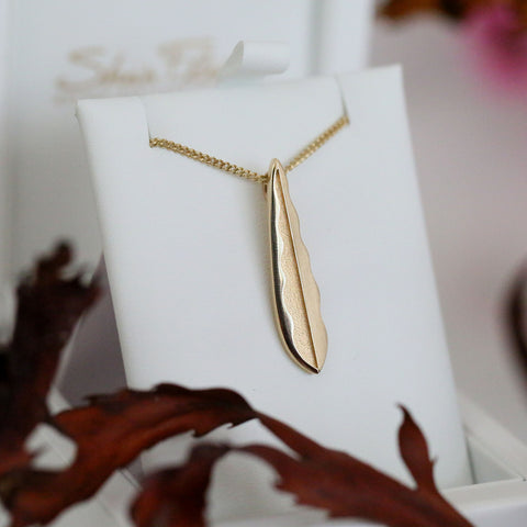 Lomond Reflections Pendant in 9ct Yellow Gold by Sheila Fleet Jewellery