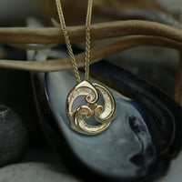 Breckon Pendant Necklace in 9ct Yellow Gold by Sheila Fleet Jewellery