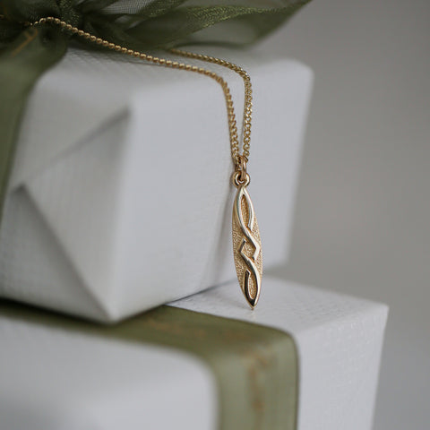 Sweetheart Pendant in 9ct Yellow Gold by Sheila Fleet Jewellery