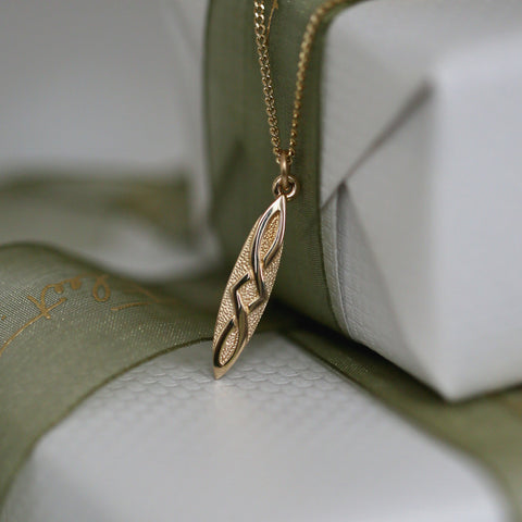 Sweetheart Pendant in 9ct Yellow Gold by Sheila Fleet Jewellery