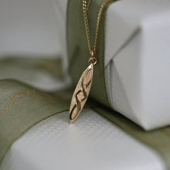 Sweetheart Pendant in 9ct Yellow Gold by Sheila Fleet Jewellery