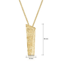 Standing Stones Dress Pendant in 9ct Yellow Gold by Sheila Fleet Jewellery