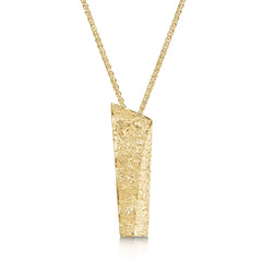 Standing Stones Dress Pendant in 9ct Yellow Gold by Sheila Fleet Jewellery