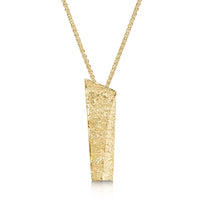 Standing Stones Dress Pendant in 9ct Yellow Gold by Sheila Fleet Jewellery