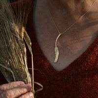 Harvest Large Pendant in 9ct Yellow Gold by Sheila Fleet Jewellery