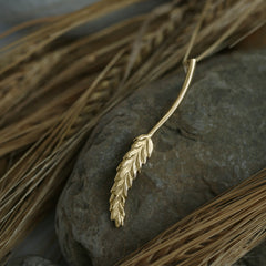 Harvest Large Pendant in 9ct Yellow Gold by Sheila Fleet Jewellery