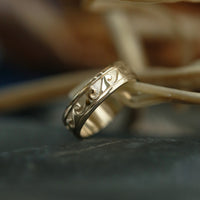 Breckon Ring in 9ct Yellow Gold by Sheila Fleet Jewellery