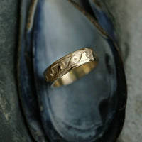 Breckon Ring in 9ct Yellow Gold by Sheila Fleet Jewellery