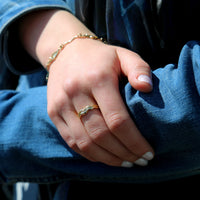 River Ripples Ring in 9ct Yellow Gold