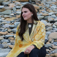 Daisies at Dawn Enamel Occasion Necklace in Sterling Silver by Sheila Fleet Jewellery