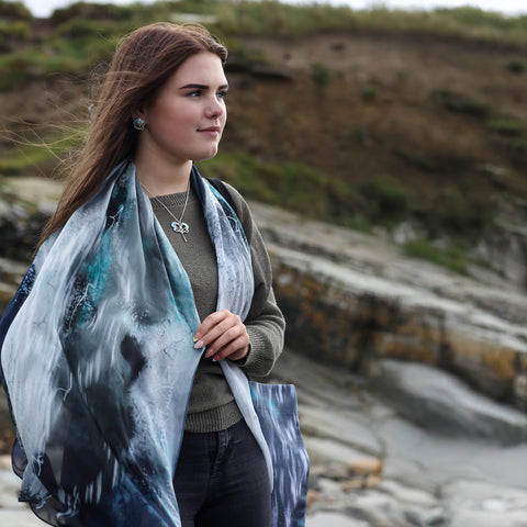Storm Scarf by Sheila Fleet & Kirsteen Stewart