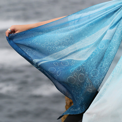 Arctic Stream Scarf by Sheila Fleet & Kirsteen Stewart