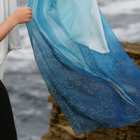 Arctic Stream Scarf by Sheila Fleet & Kirsteen Stewart