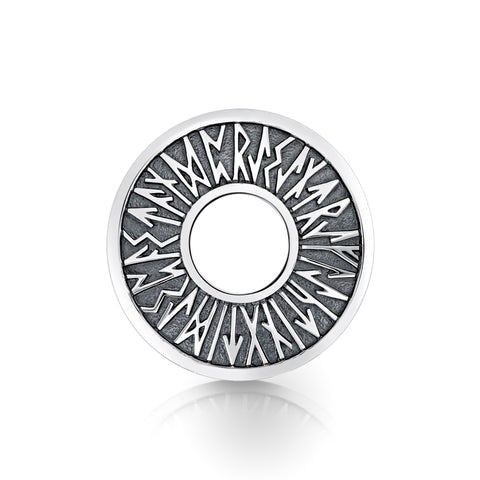Runic Brooch in Sterling Silver By Sheila Fleet Jewellery
