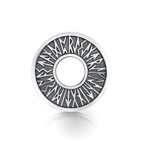Runic Brooch in Sterling Silver By Sheila Fleet Jewellery