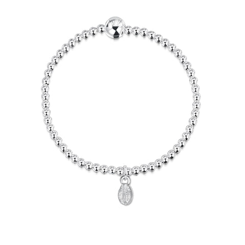 Groatie Buckie Stretch Bracelet in Sterling Silver by Sheila Fleet Jewellery