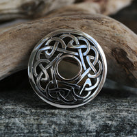 Celtic Brooch in Sterling Silver by Sheila Fleet Jewellery
