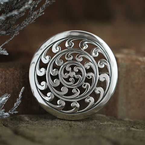 Cathedral ‘St Magnus III’ Dress Brooch in Sterling Silver by Sheila Fleet Jewellery