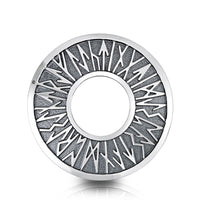 Runic Dress Brooch in Silver by Sheila Fleet Jewellery
