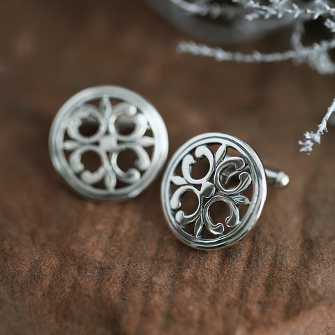 Cathedral ‘St Magnus II’ Cufflinks in Sterling Silver by Sheila Fleet Jewellery