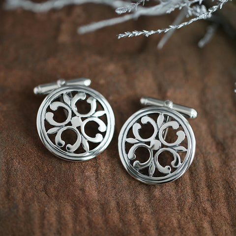 Cathedral ‘St Magnus II’ Cufflinks in Sterling Silver by Sheila Fleet Jewellery