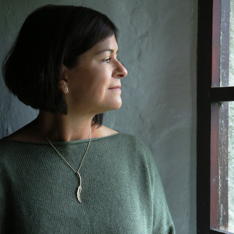 Harvest Large Pendant in 9ct Yellow Gold by Sheila Fleet Jewellery