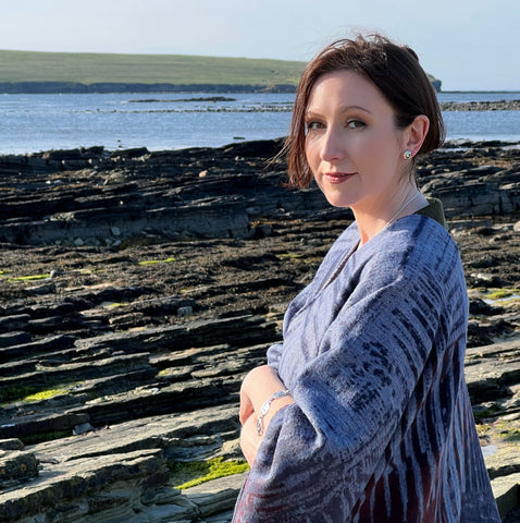 Birsay Disc Petite Stud Earrings in Sterling Silver by Sheila Fleet Jewellery