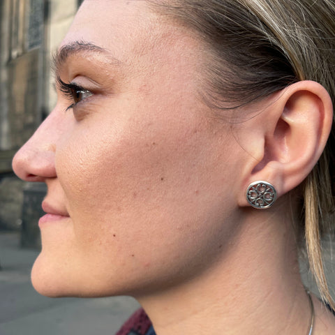 Cathedral ‘St Magnus II’ Stud Earrings in Sterling Silver
