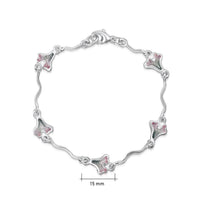 Sea Moss Bracelet in Mill Sands Enamel by Sheila Fleet Jewellery