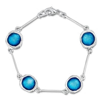 Lunar Bracelet in Tropical Enamel by Sheila Fleet Jewellery