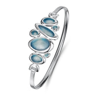 Shoreline Pebble Cluster Bangle by Sheila Fleet Jewellery