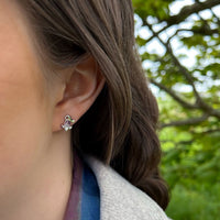 Bluebell Small Stud Earrings in Pinkbell Enamel