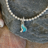 River Ripples Stretch Bracelet in Shallows Enamel by Sheila Fleet Jewellery