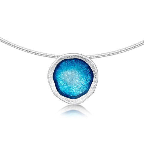 Lunar Necklace in Tropical Enamel by Sheila Fleet Jewellery