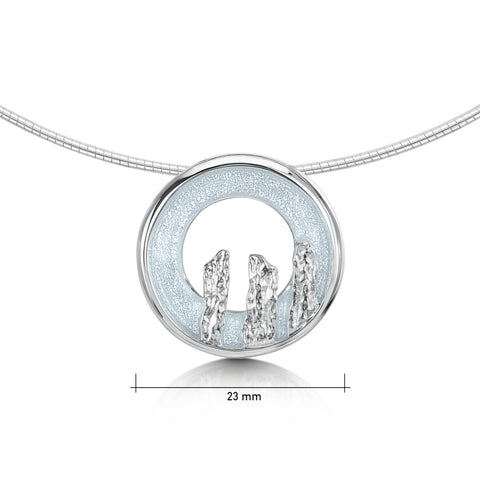 Orkney Spirit Necklace in Dew Enamel by Sheila Fleet Jewellery